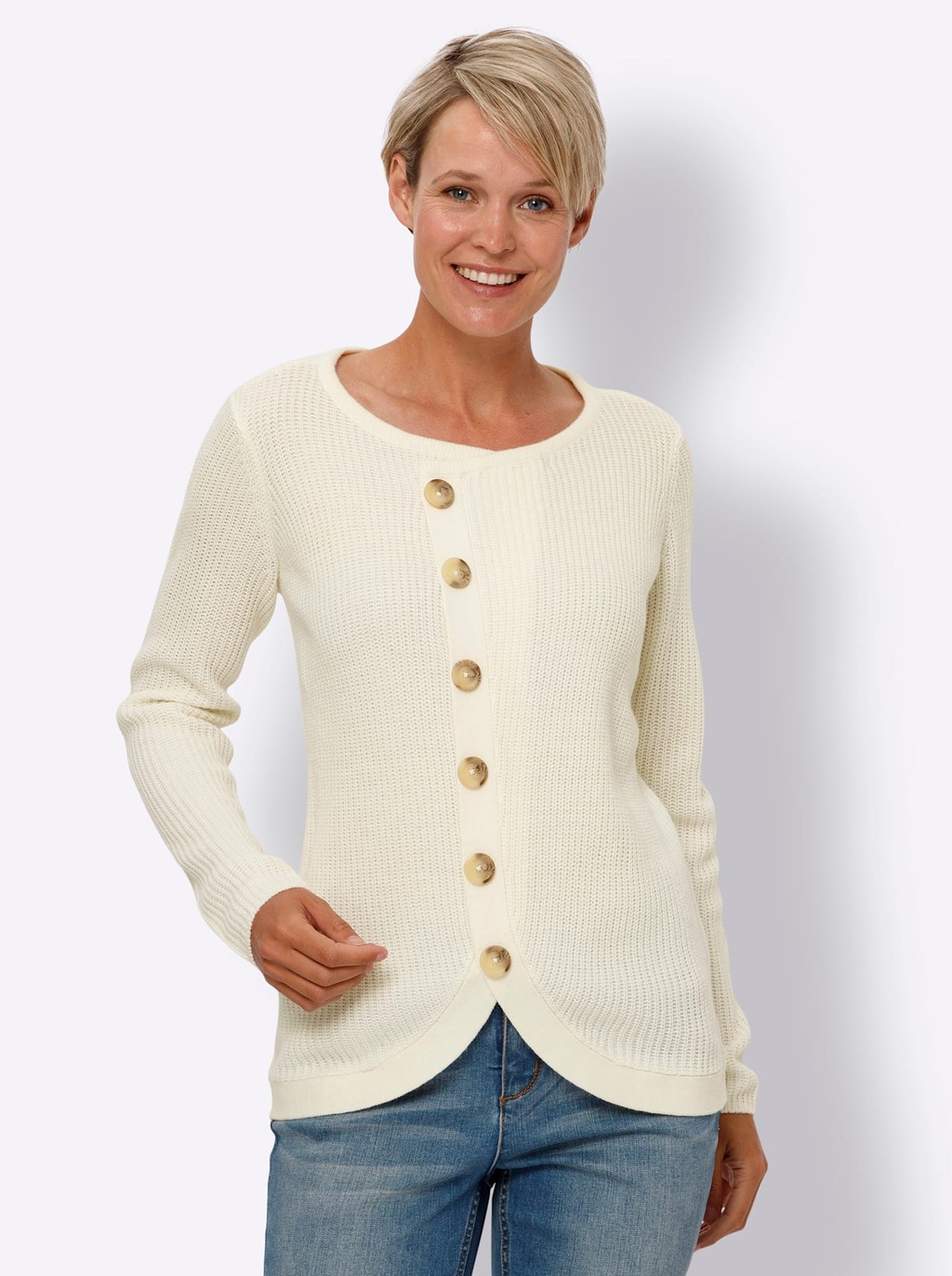 Classic Basics Strickpullover "Langarm-Pullover" günstig online kaufen