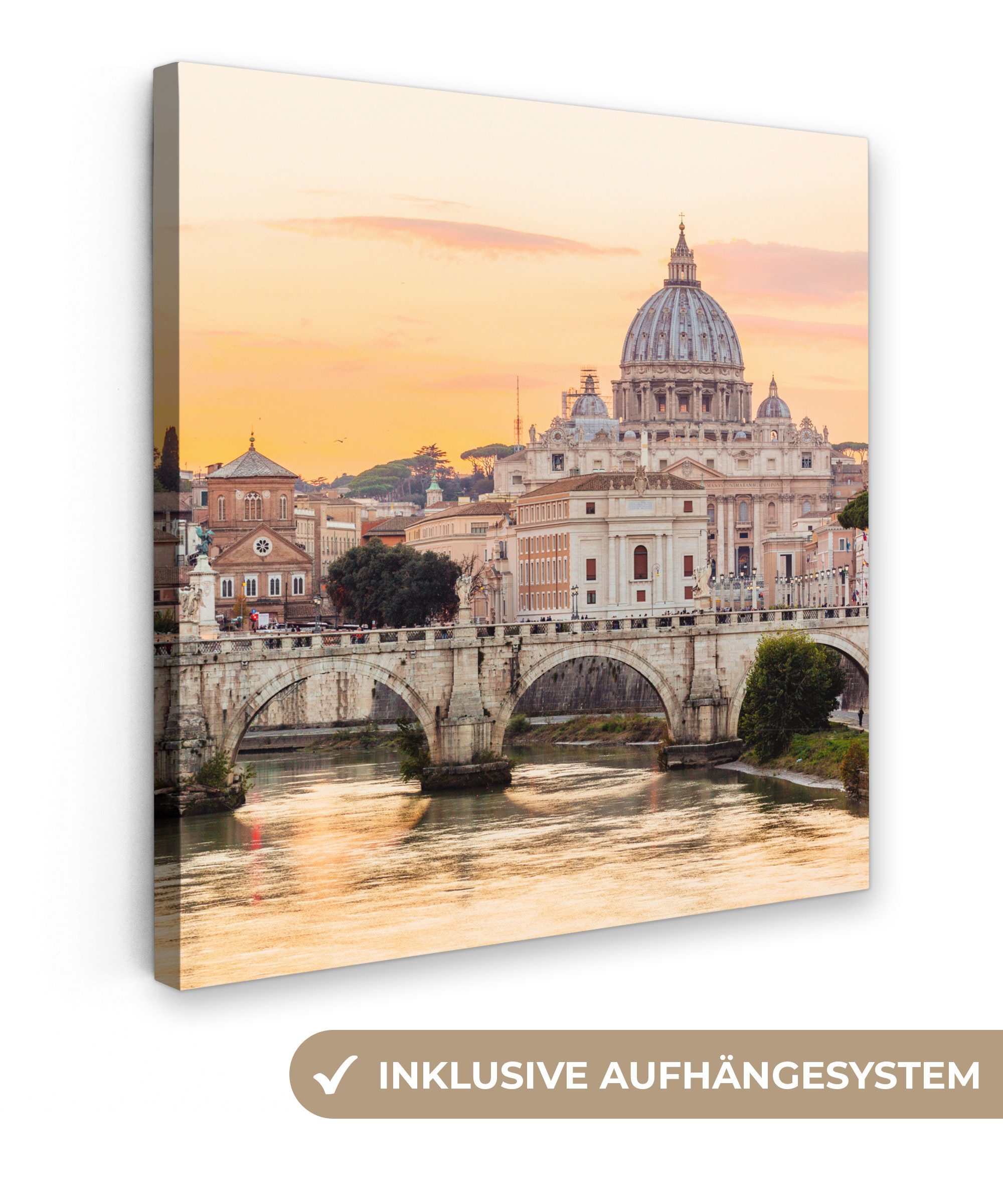OneMillionCanvasses® Leinwandbild Italien - Skyline - günstig online kaufen