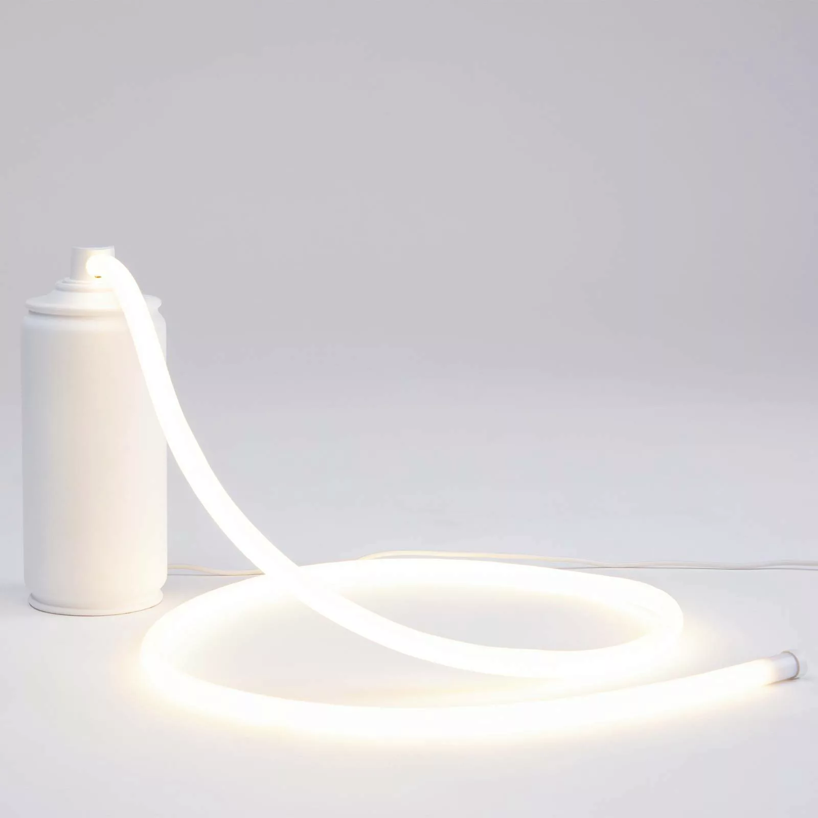 Tischleuchte Daily Glow - Spray LED plastikmaterial weiß / Kunstharz - Ø 9 günstig online kaufen