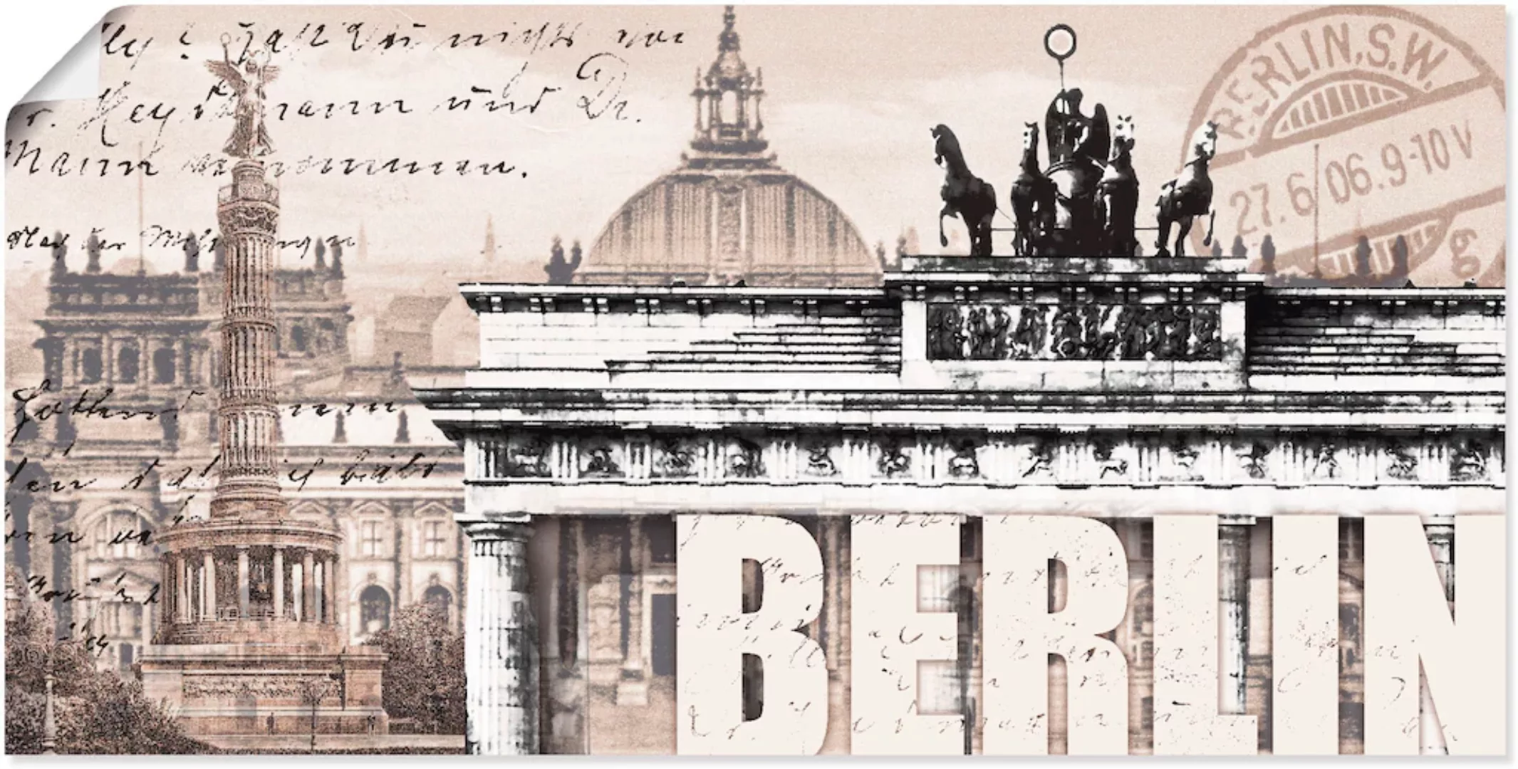 Artland Wandbild »Berlin II«, Deutschland, (1 St.) günstig online kaufen