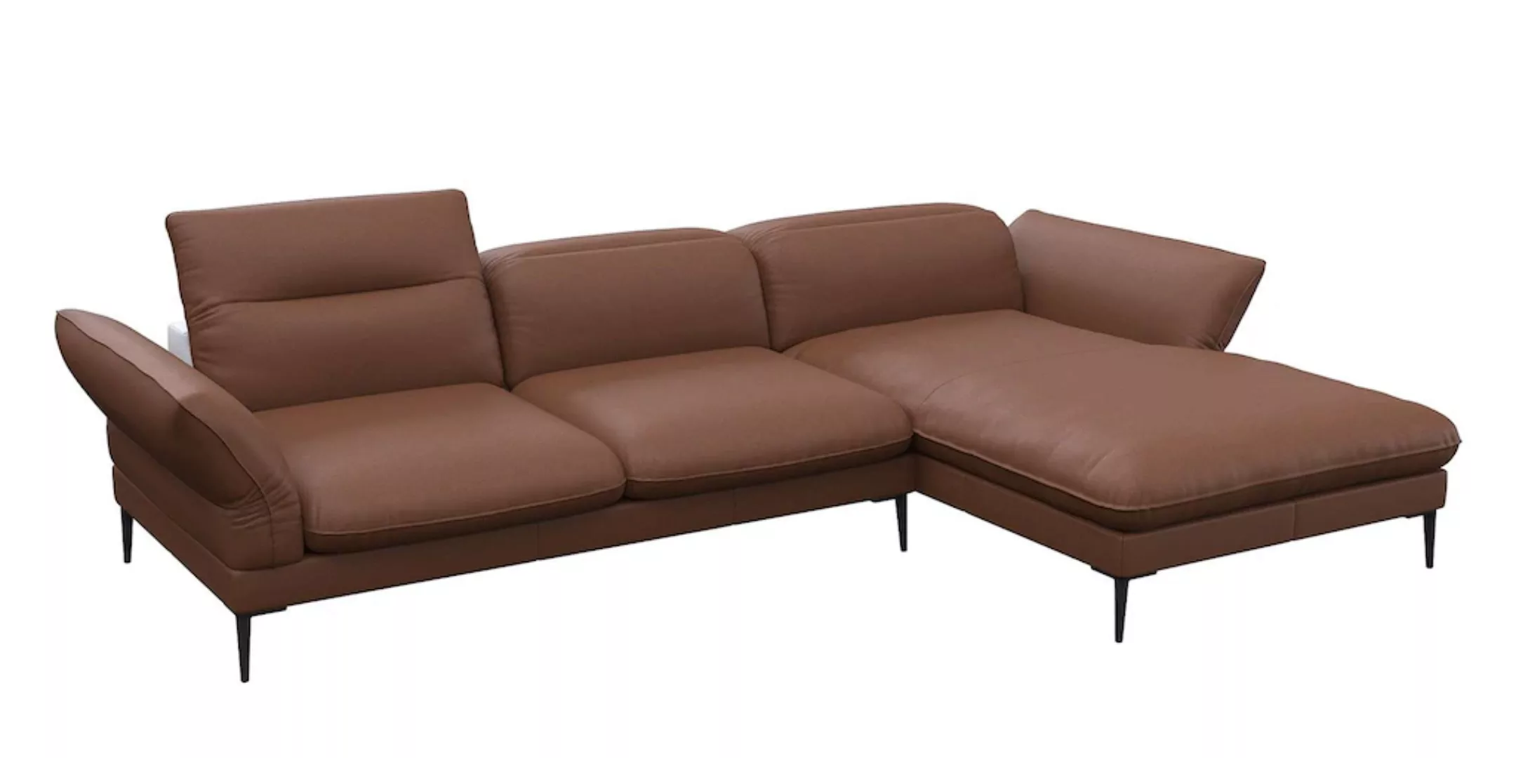 FLEXLUX Ecksofa "Salino, Funktionssofa mit Recamiere, Relaxsofa, Ecksofa", günstig online kaufen