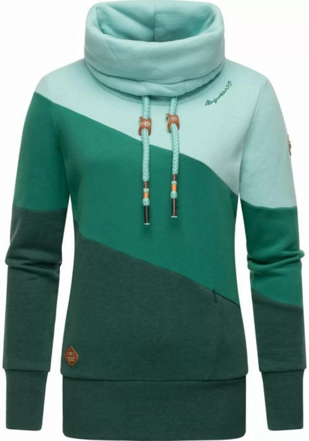 Ragwear Sweatshirt "Rumika", modischer Longsleeve Pullover mit Schlauchkrag günstig online kaufen