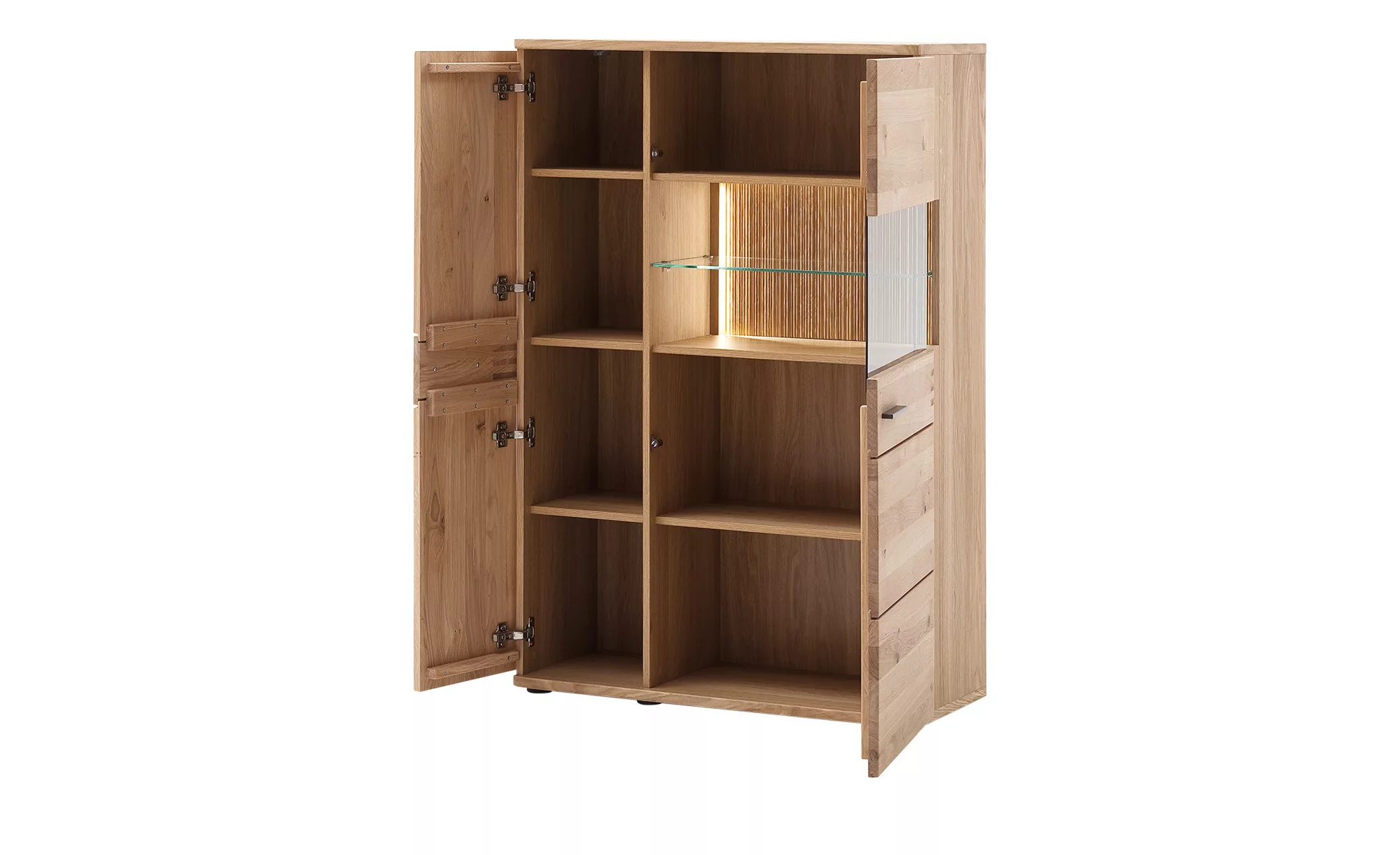 Woodford Highboard  Monta ¦ holzfarben ¦ Maße (cm): B: 90 H: 136 T: 37 Komm günstig online kaufen