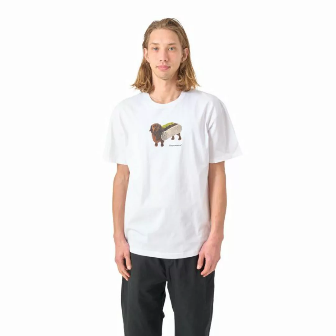 Cleptomanicx T-Shirt Hot Dog - white günstig online kaufen
