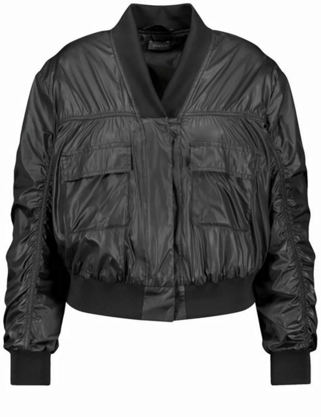 Samoon Jeansjacke Trendjacke mit Raffnähten günstig online kaufen