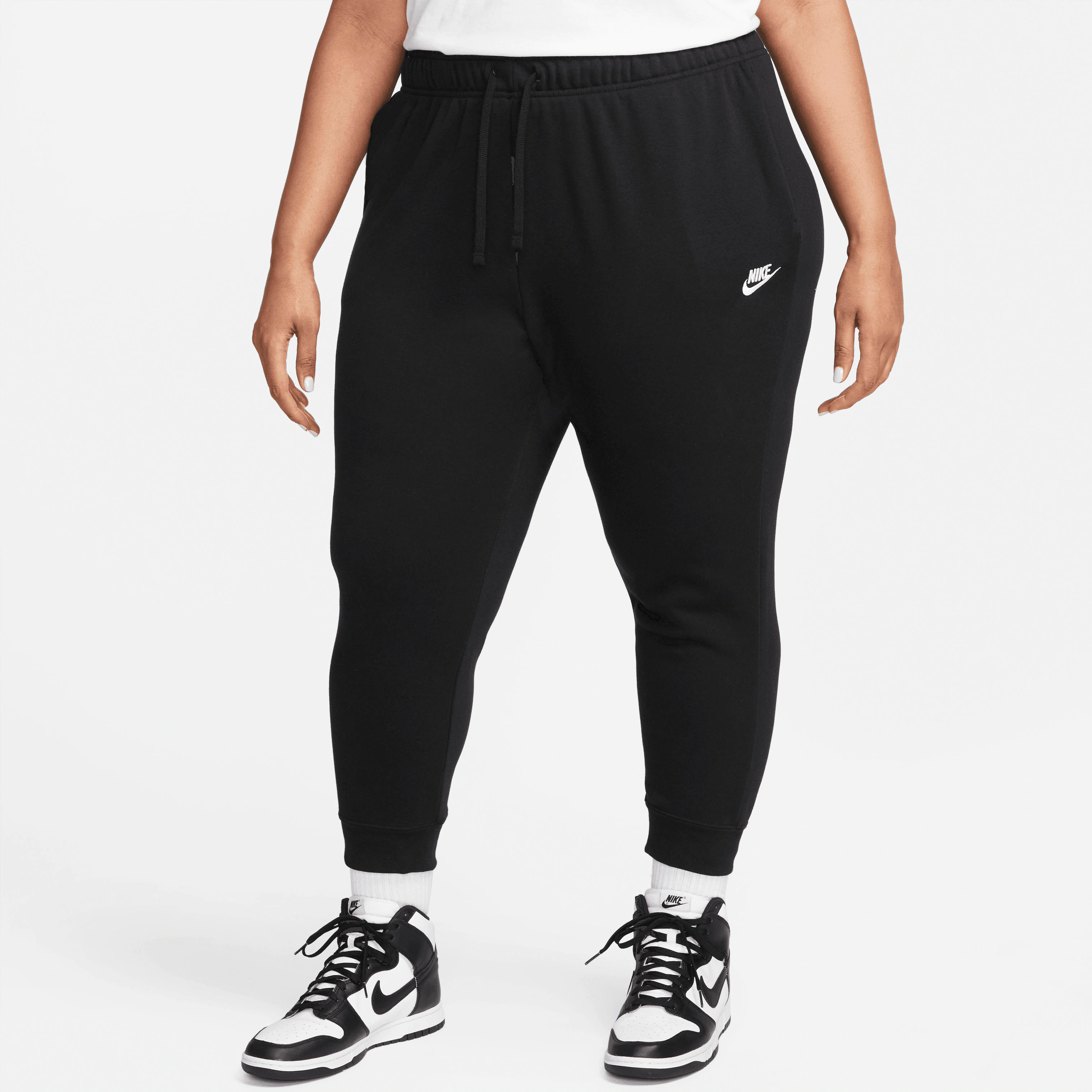 Nike Sportswear Jogginghose "Club Fleece Womens Mid-Rise Joggers (Plus Size günstig online kaufen