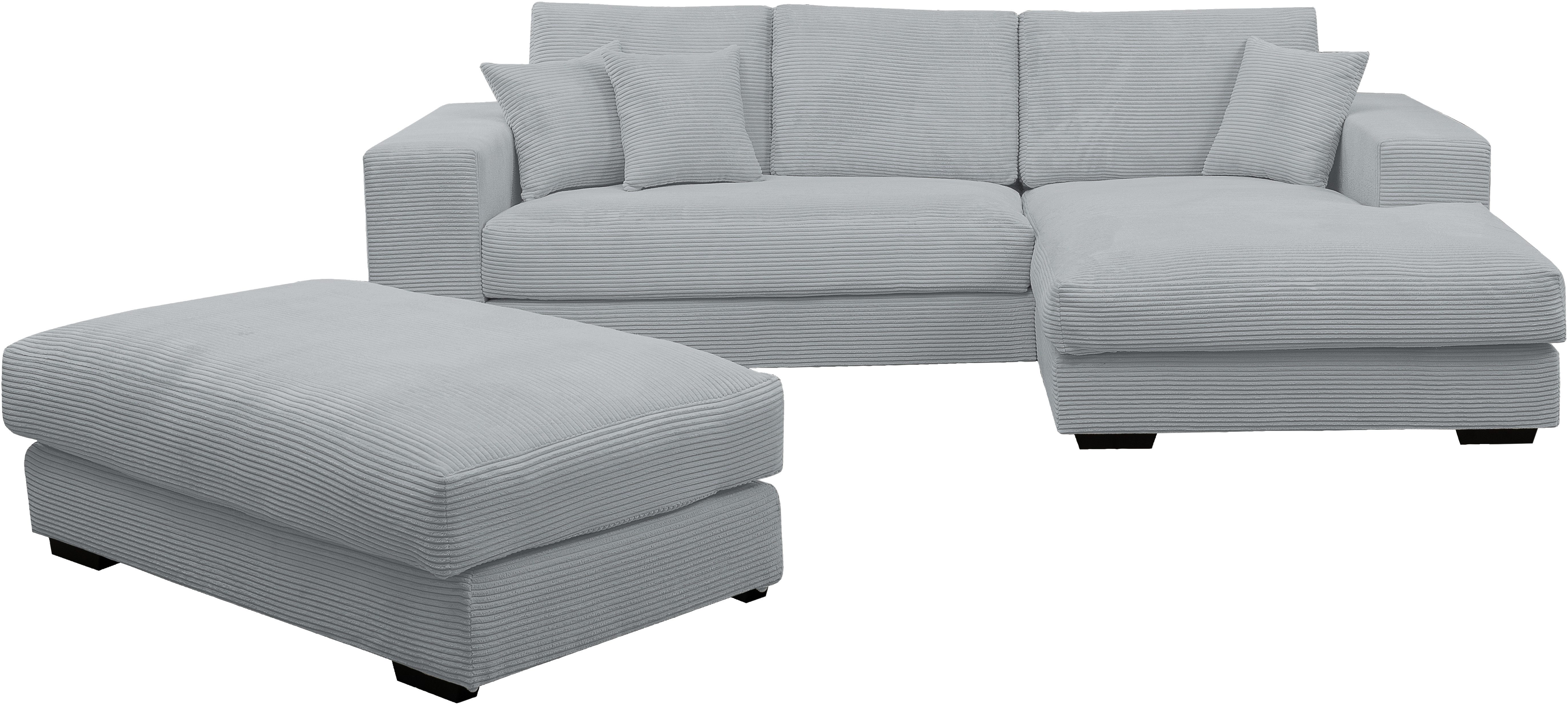 WERK2 Ecksofa "Eden" mit Polsterhocker günstig online kaufen