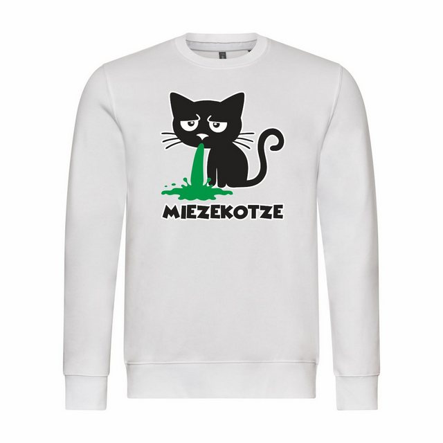 deinshirt Rundhalspullover Herren Sweatshirt Miezekotze Mit Print Motiv, Gr günstig online kaufen