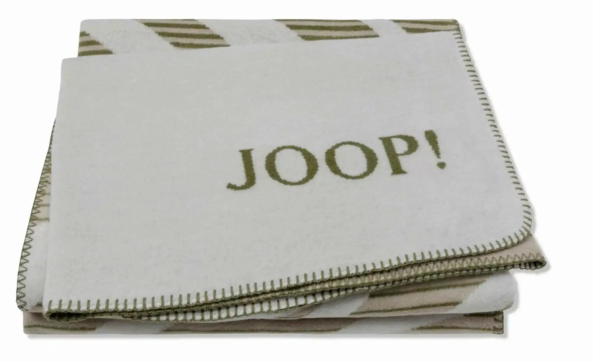 JOOP! Wohndecke Leaf   ¦ grün ¦ Baumwollmischgewebe ¦ Maße (cm): B: 200 H: günstig online kaufen