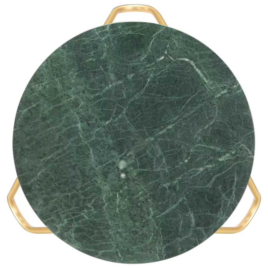 Couchtisch Grün 65x65x42 Cm Echtstein In Marmoroptik günstig online kaufen