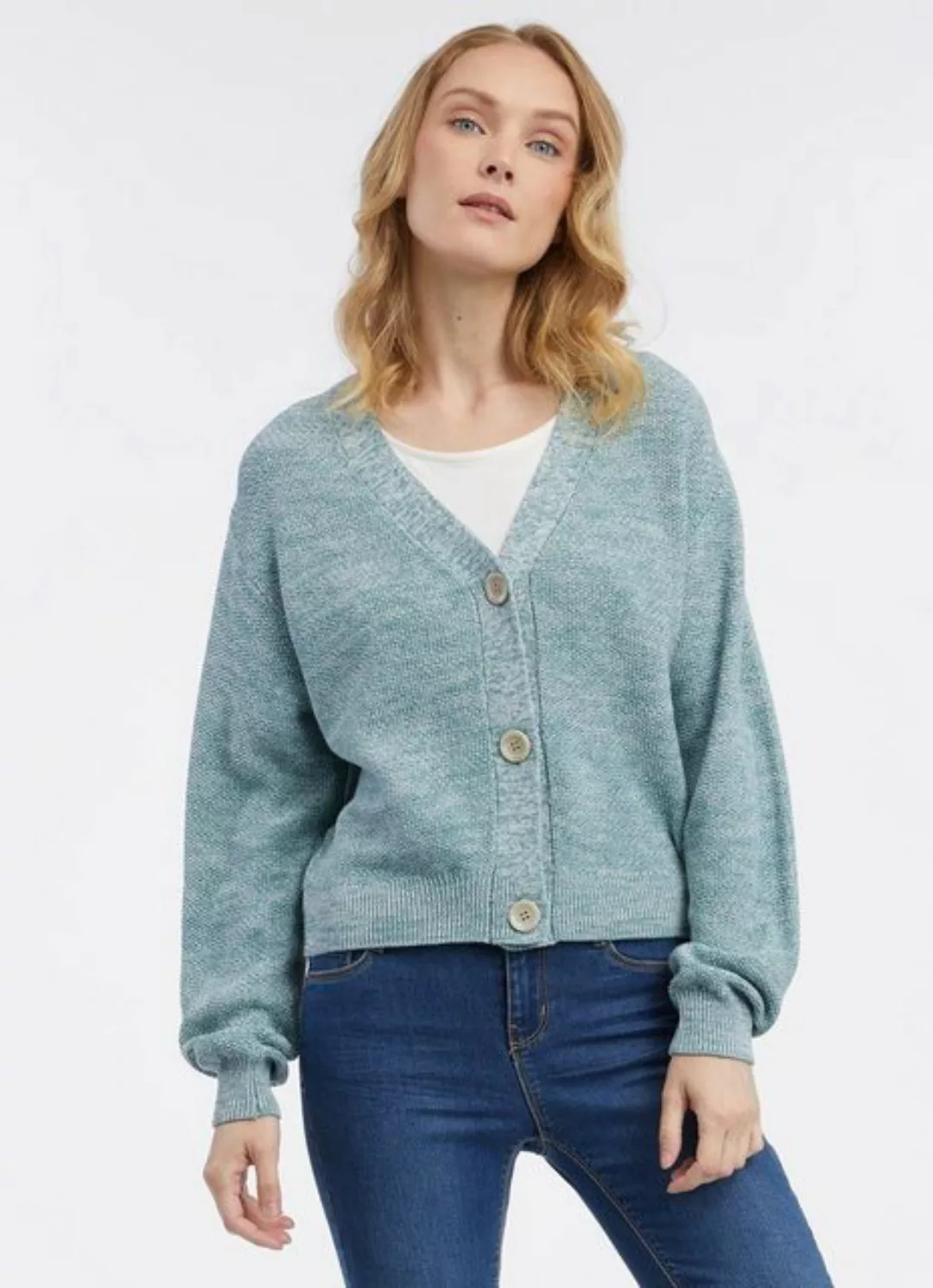 Ragwear Strickjacke KAROLLA Cardigan mit V-Ausschnitt und Knopfleiste günstig online kaufen