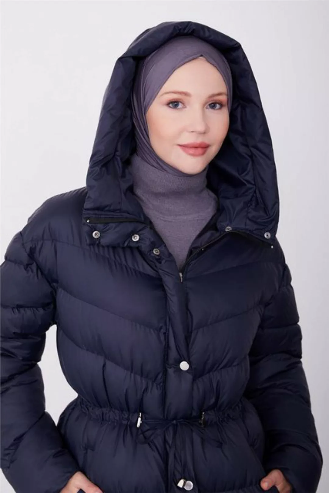 ARMİNE Steppmantel Armine Steppjacke Damen, Warm Mantel Damen Lang, Winterj günstig online kaufen