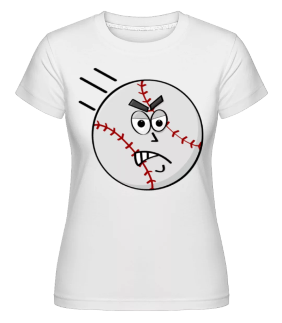 Baseball Smiley · Shirtinator Frauen T-Shirt günstig online kaufen