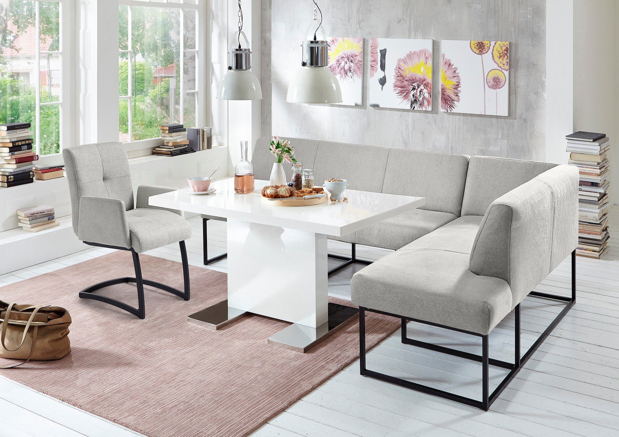 exxpo - sofa fashion Eckbank "Affogato, bequem und elegant, hochwertige Det günstig online kaufen