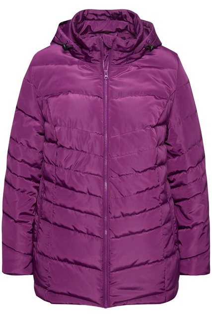 Ulla Popken Steppjacke Steppjacke mit abnehmbarer Kapuze wasserabweisend günstig online kaufen