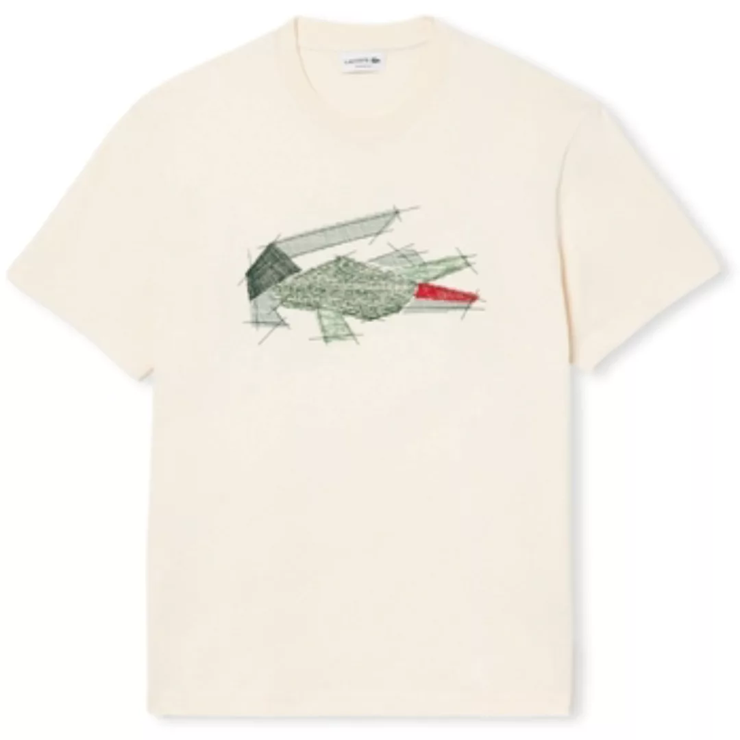 Lacoste  T-Shirts & Poloshirts T-Shirt TH3603 - Blanc günstig online kaufen