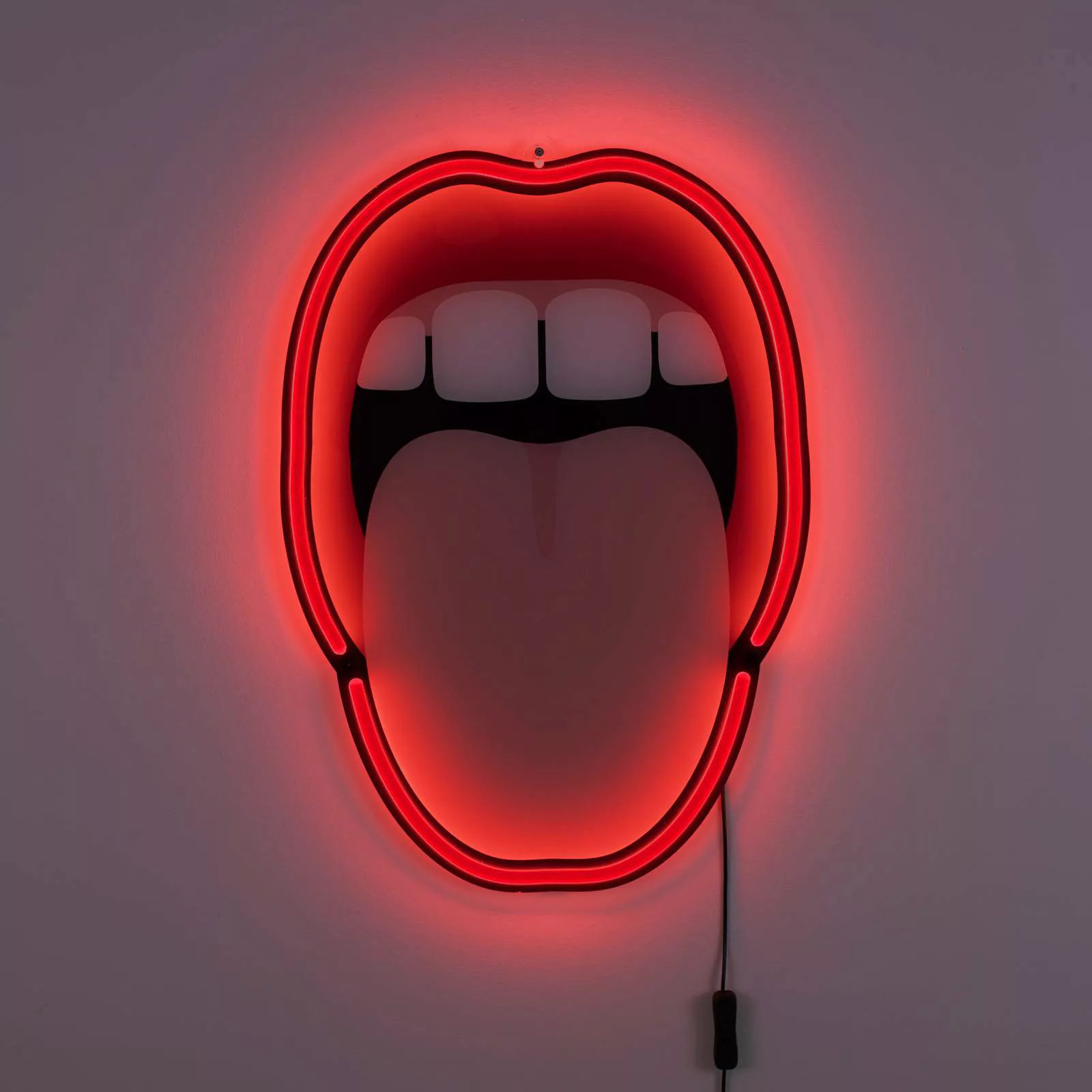 SELETTI Tongue LED-Deko-Wandleuchte, 41x58cm günstig online kaufen