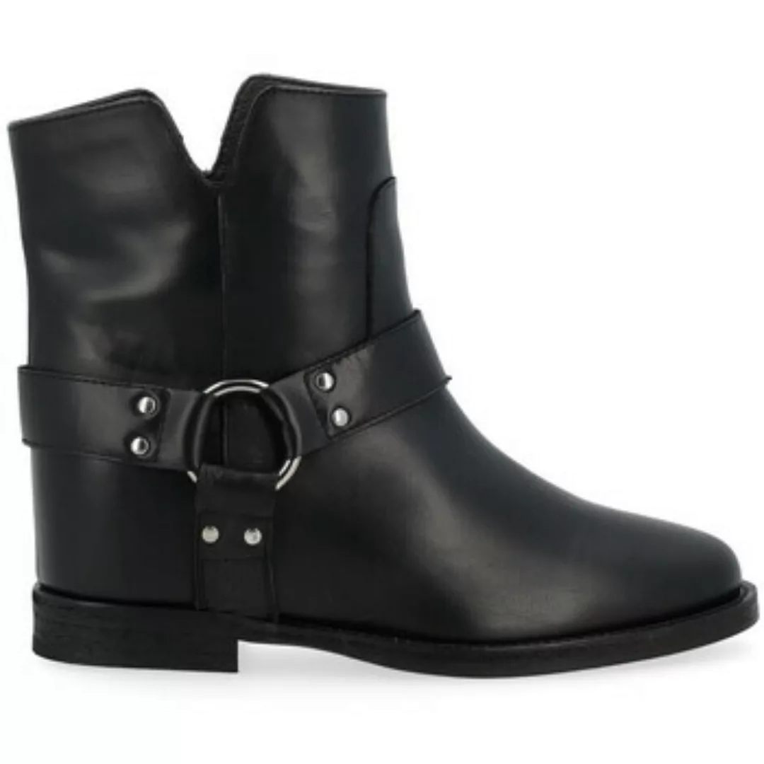 Via Roma 15  Damenstiefel Stiefelette schwarz mit Riemen günstig online kaufen