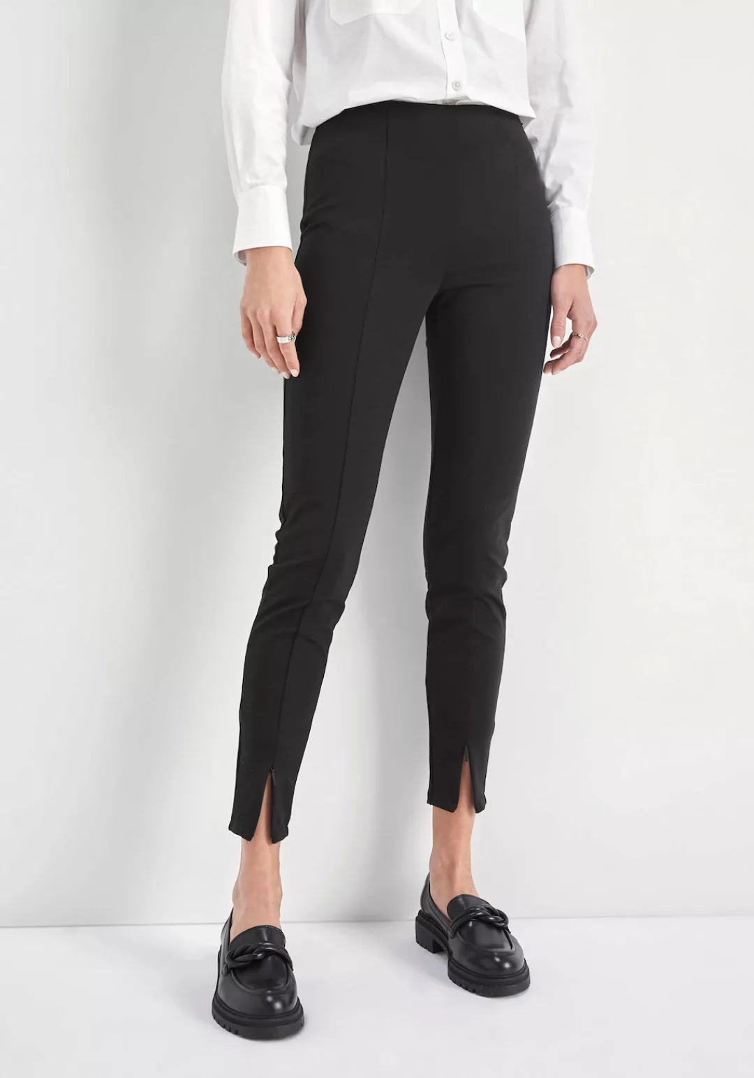 HECHTER PARIS Leggings, mit dezentem Metalllabel günstig online kaufen