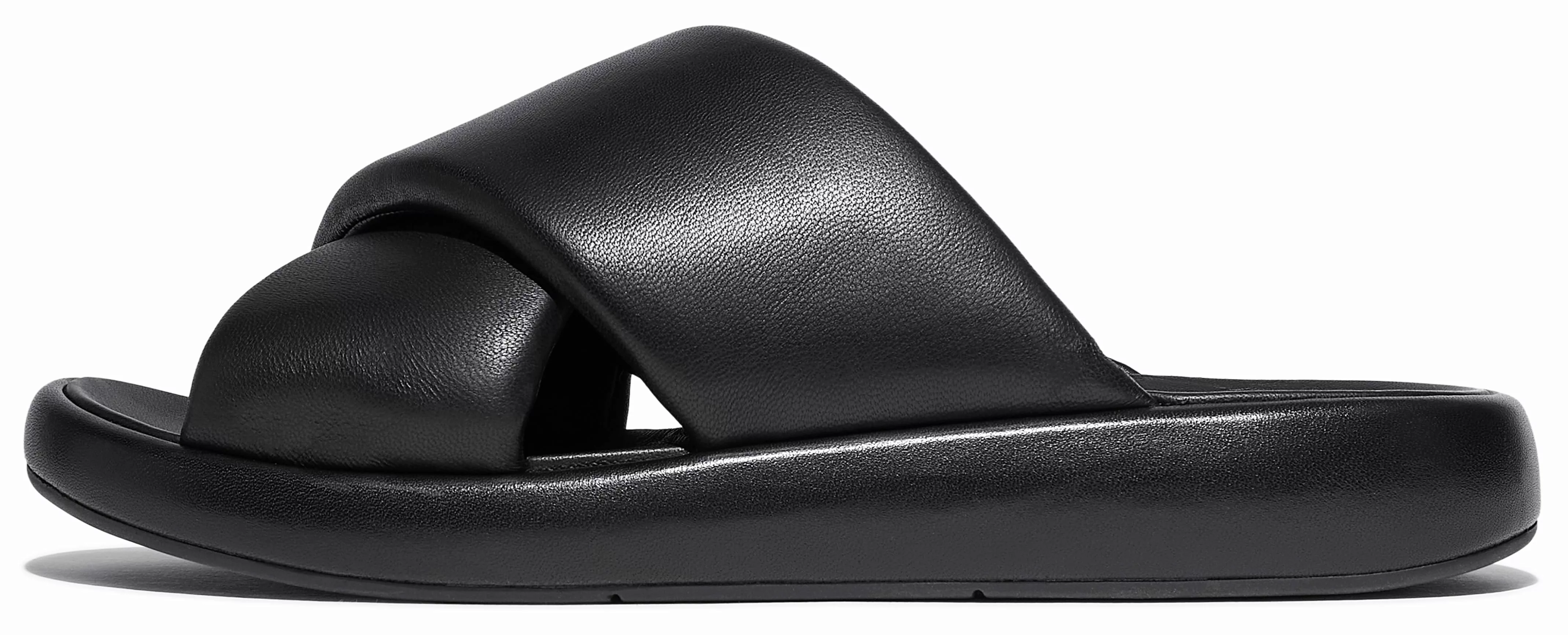 Fitflop Pantolette "iQUSHION D-LUXE", Flats, Sommerschuh mit gepolsterter I günstig online kaufen