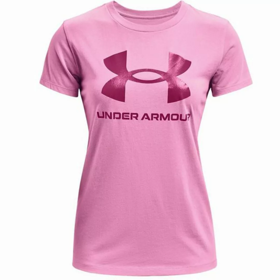 Under Armour® T-Shirt Damen Kurzarm-T-Shirt Under Armour Graphic Rosa günstig online kaufen