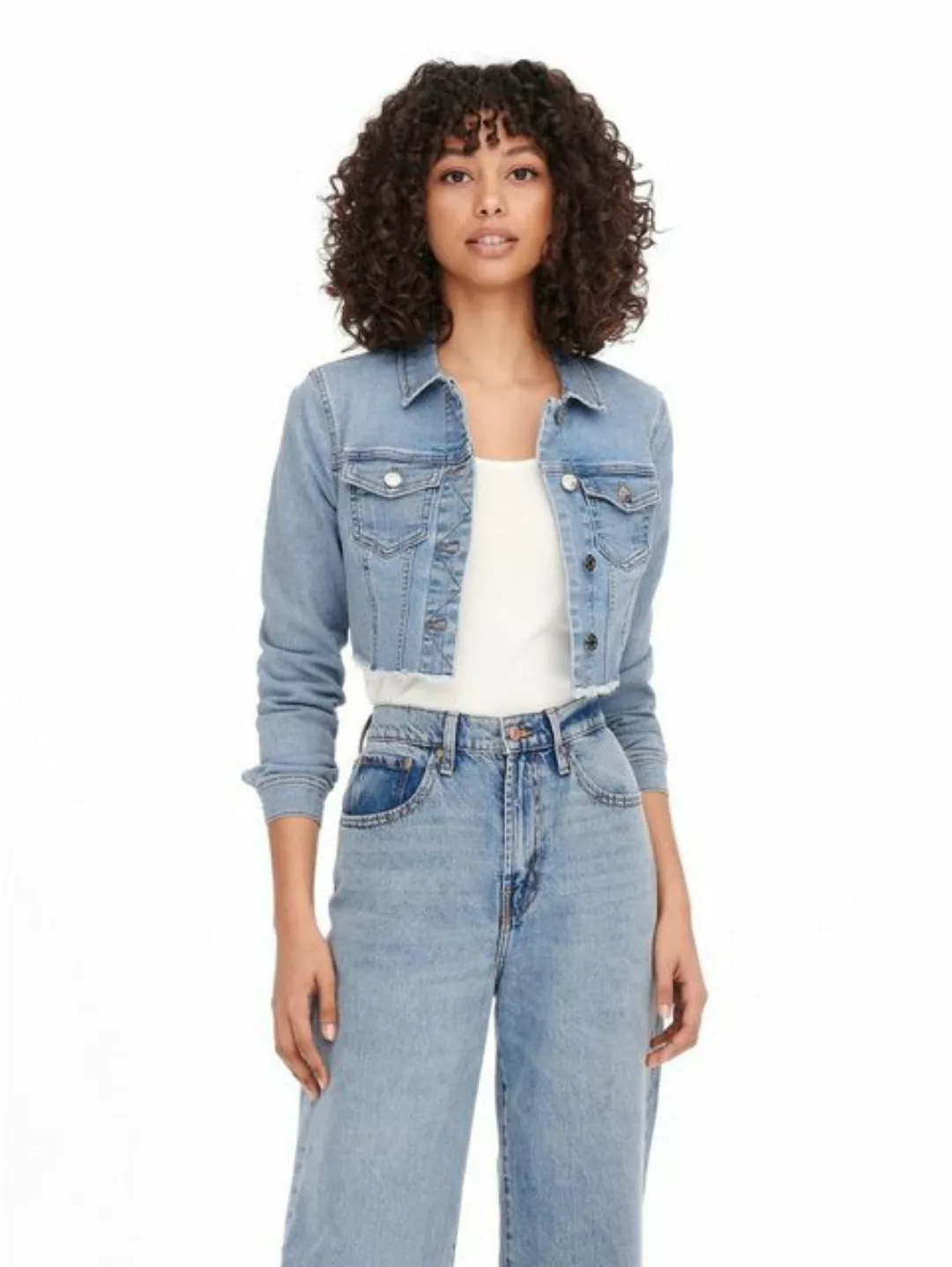 Only Damen Jeansjacke ONLWONDER - Regular Fit günstig online kaufen