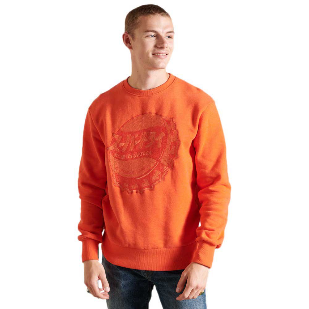 Superdry Workwear Pullover M Bold Orange Marl günstig online kaufen