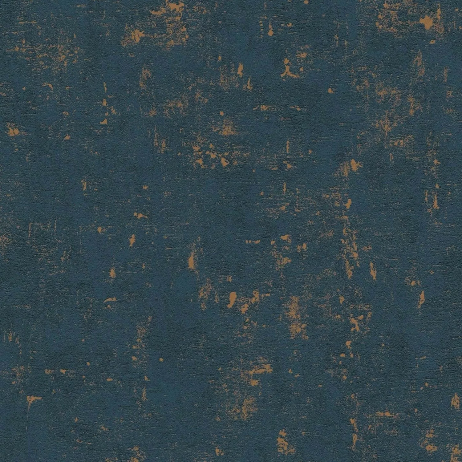 Bricoflor Tapete mit Gold und Blau für Schlafzimmer und Wohnzimmer Vliestap günstig online kaufen