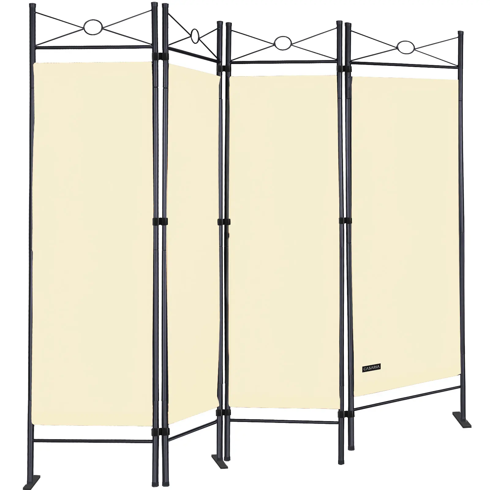 Paravent Lucca 2er-Set Creme 180x163cm günstig online kaufen