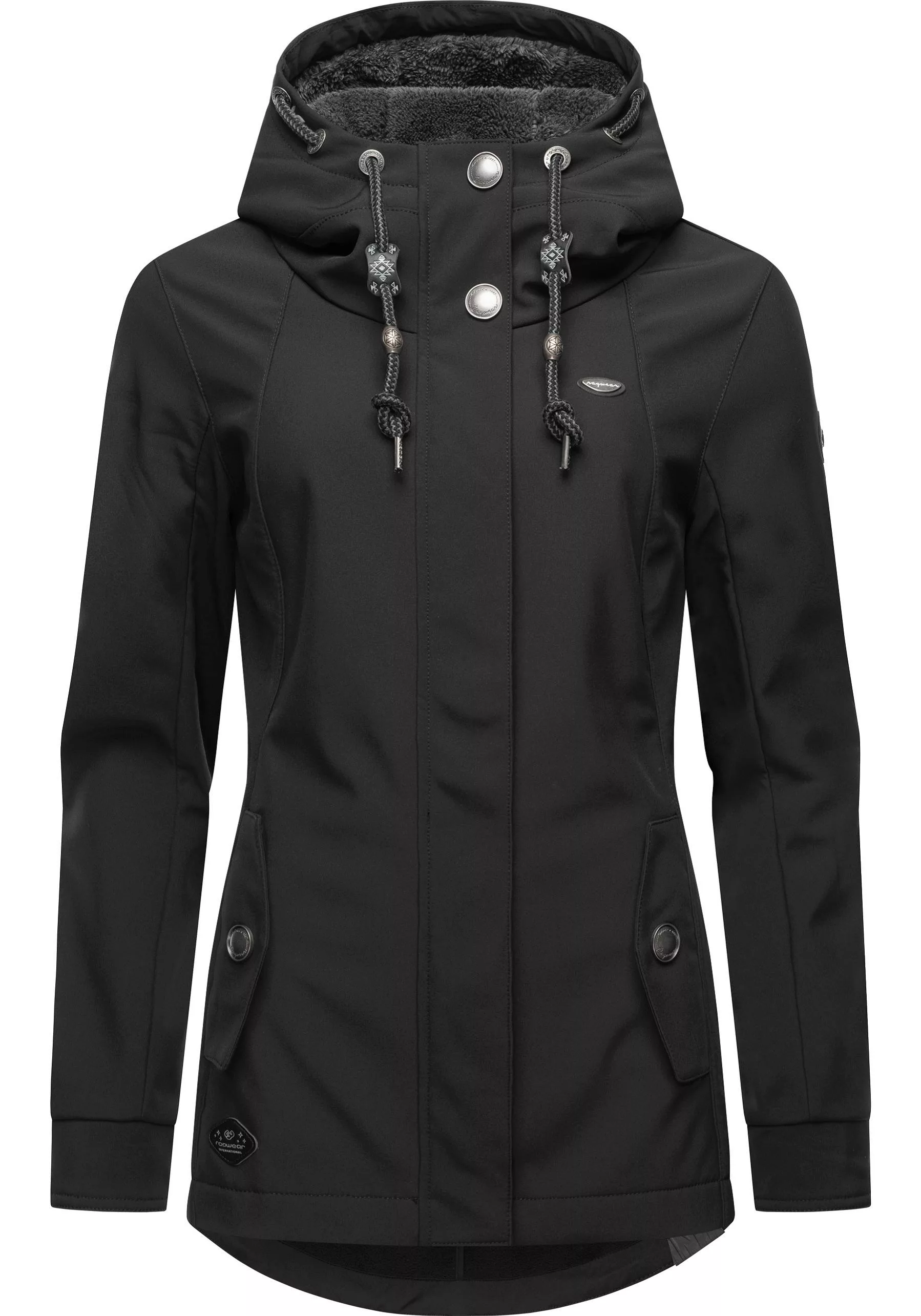 Ragwear Softshelljacke "Monadde Softshell", mit Kapuze, Praktische wasserab günstig online kaufen