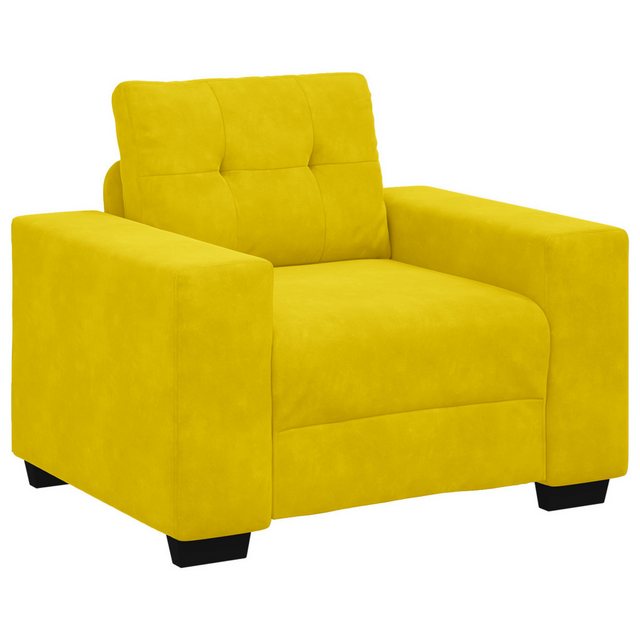 vidaXL Sofa Sofa Set Set aus 3 Gelb, 3 Teile günstig online kaufen