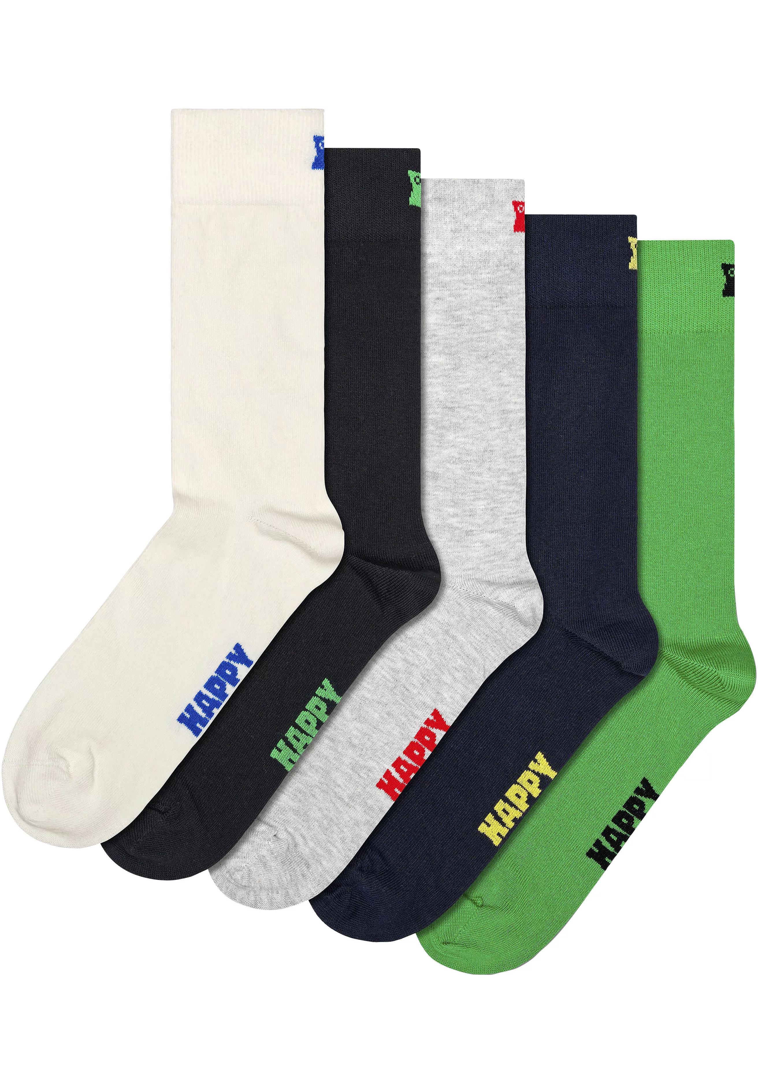 Happy Socks Socken, (5er Pack), mit schlichtem Look günstig online kaufen