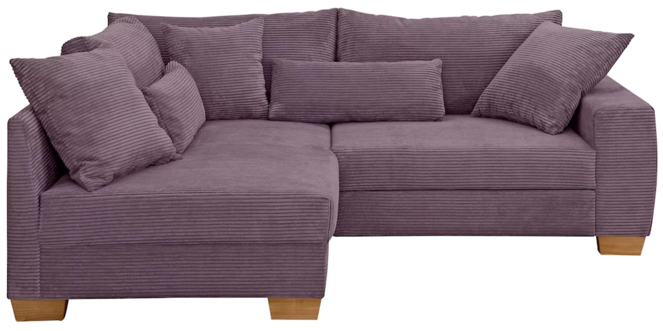 Home affaire Ecksofa "DuraSpring", mit Taschenfederkern, bis 140 kg belastb günstig online kaufen