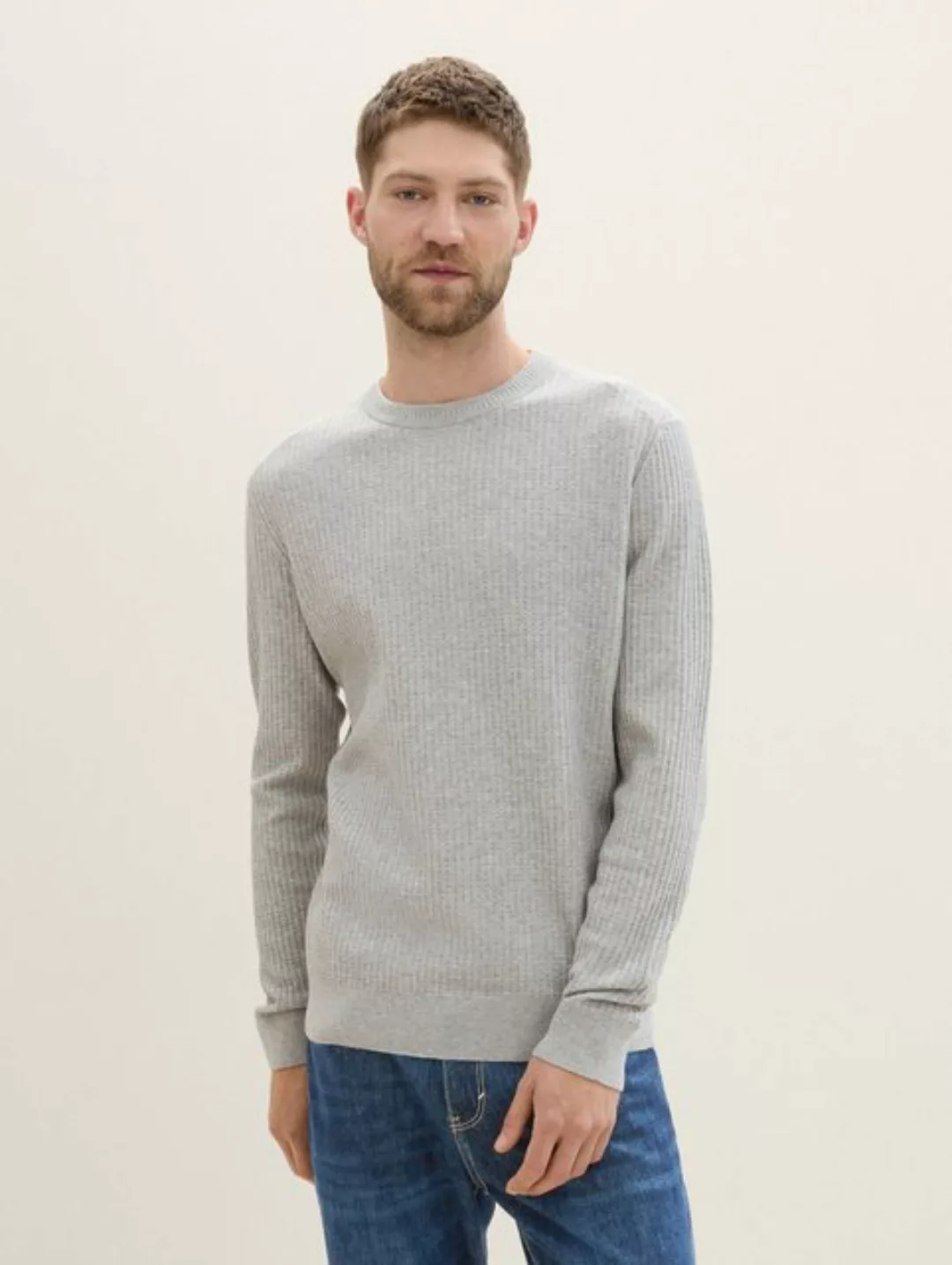 TOM TAILOR Strickpullover Weicher Pullover mit Rundhalsausschnitt günstig online kaufen