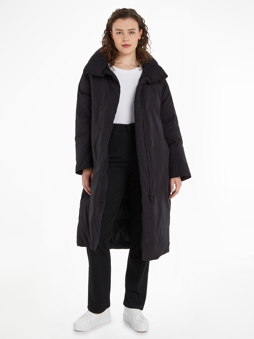 Calvin Klein Wintermantel "CRINKLE NYLON DOWN WRAP COAT" günstig online kaufen