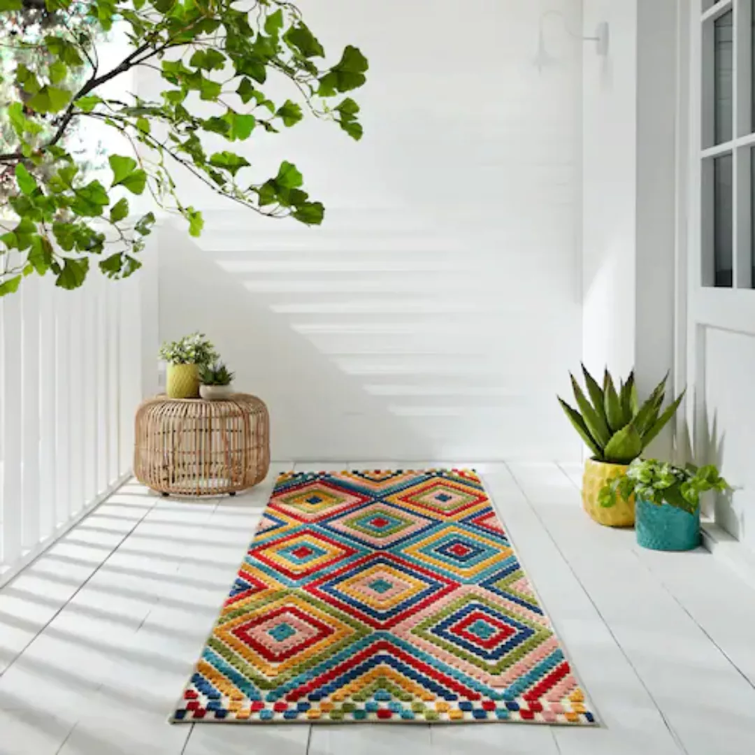 FLAIR RUGS Teppich »Diamond«, rechteckig, Outdoor Teppich günstig online kaufen