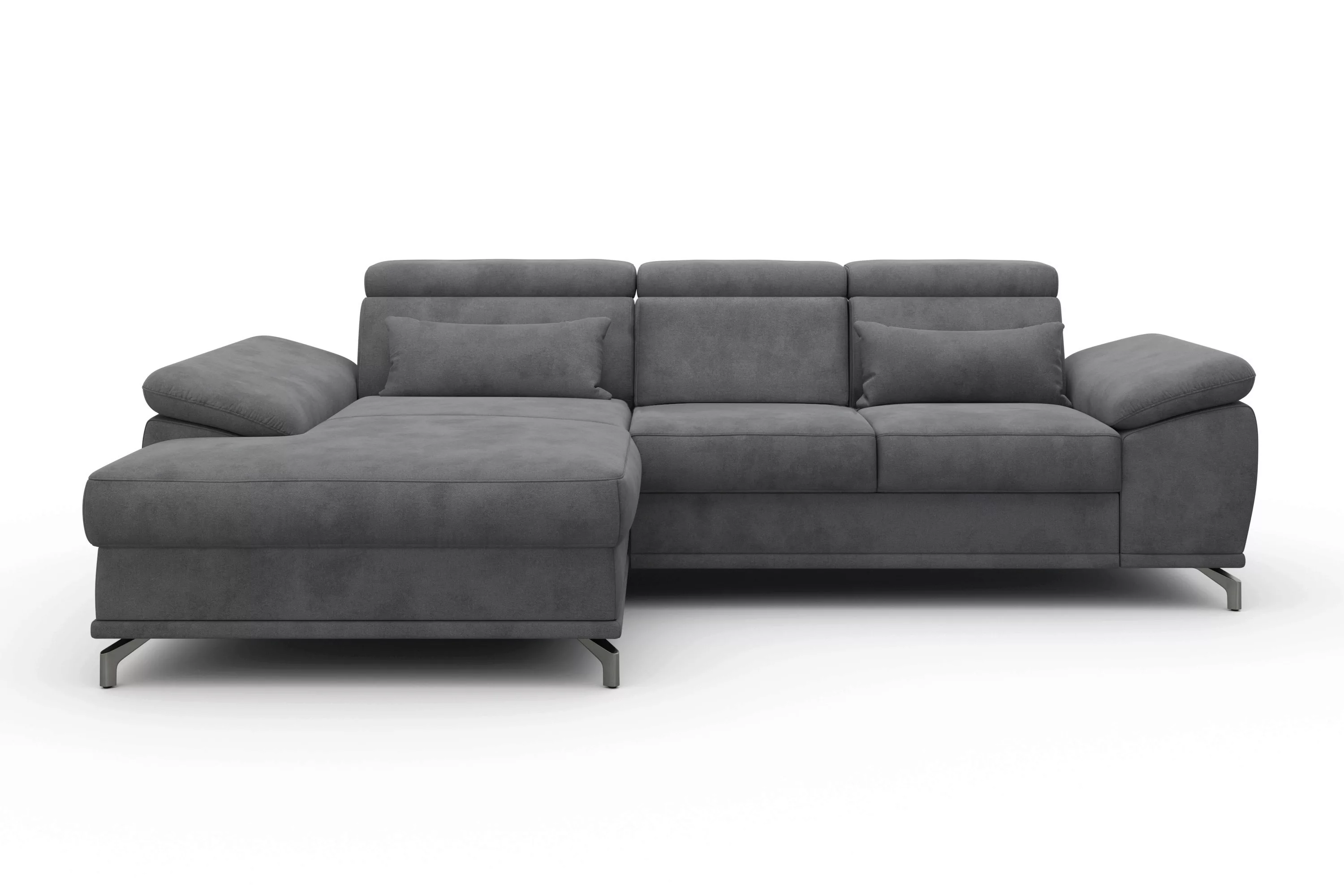 sit&more Ecksofa "Cabrio L-Form, mit Sitztiefenverstellung, Arm- und Kopfte günstig online kaufen