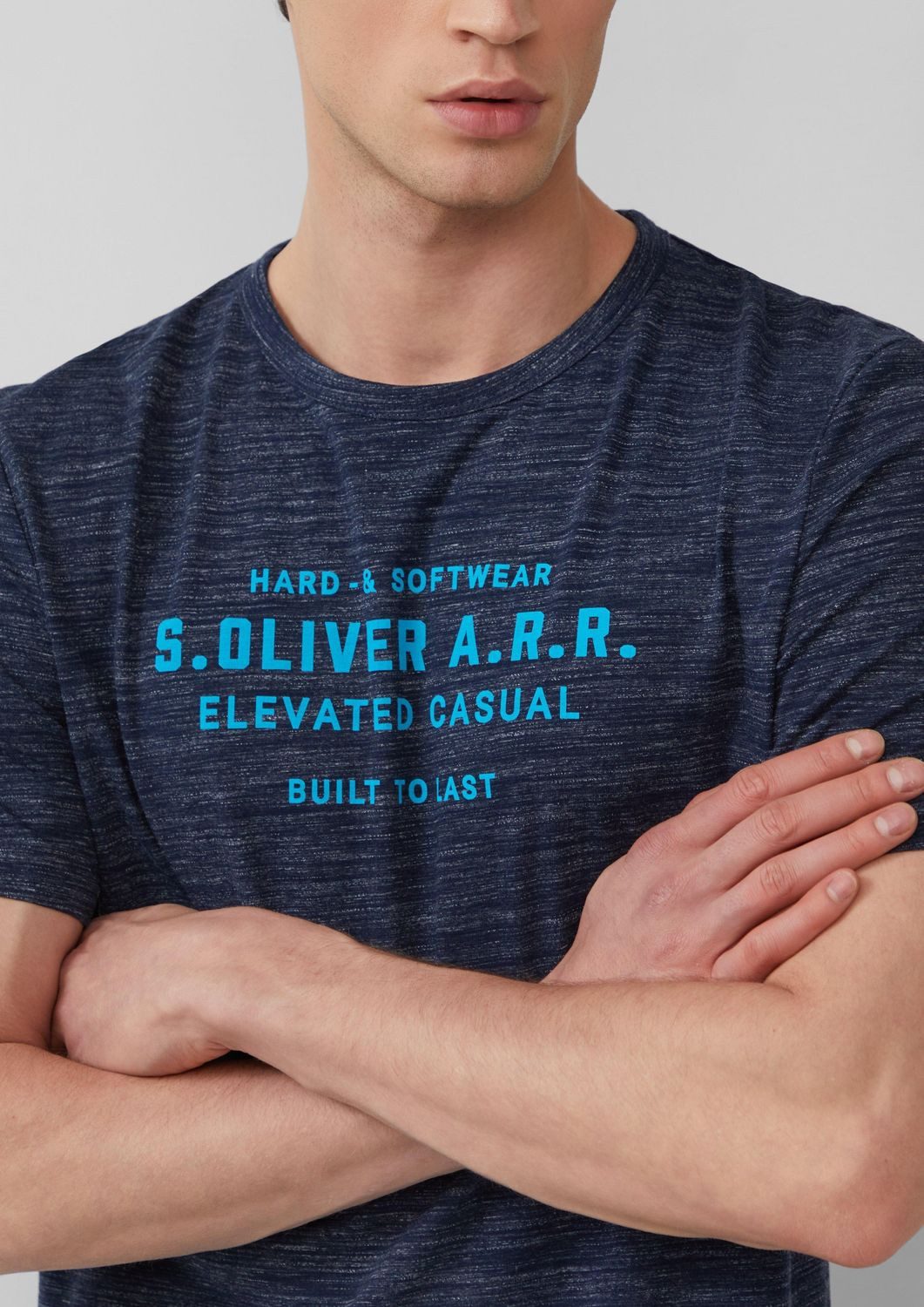 s.Oliver T-Shirt melierte Optik günstig online kaufen