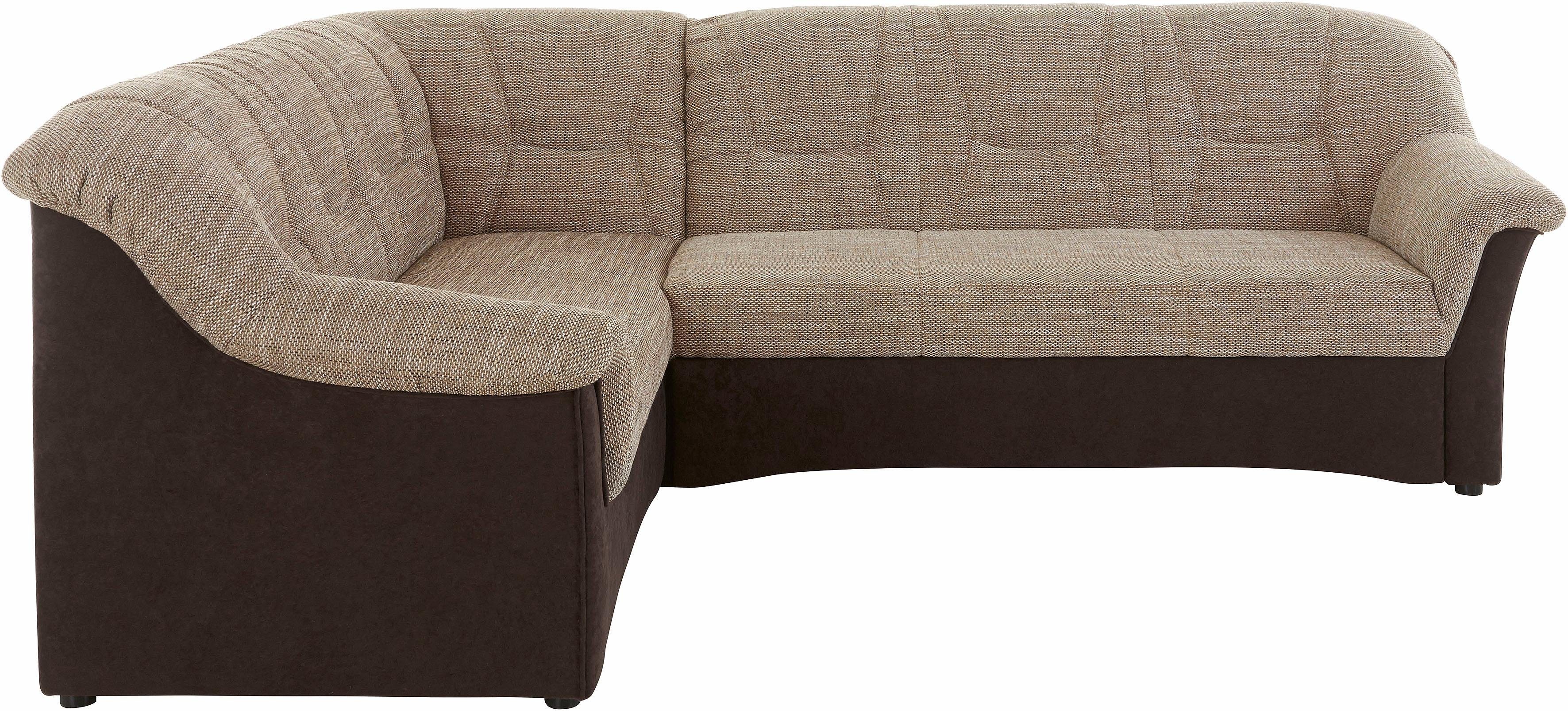 DOMO collection Ecksofa "Sarafina zeitlos und komfortabel, optional mit Fed günstig online kaufen