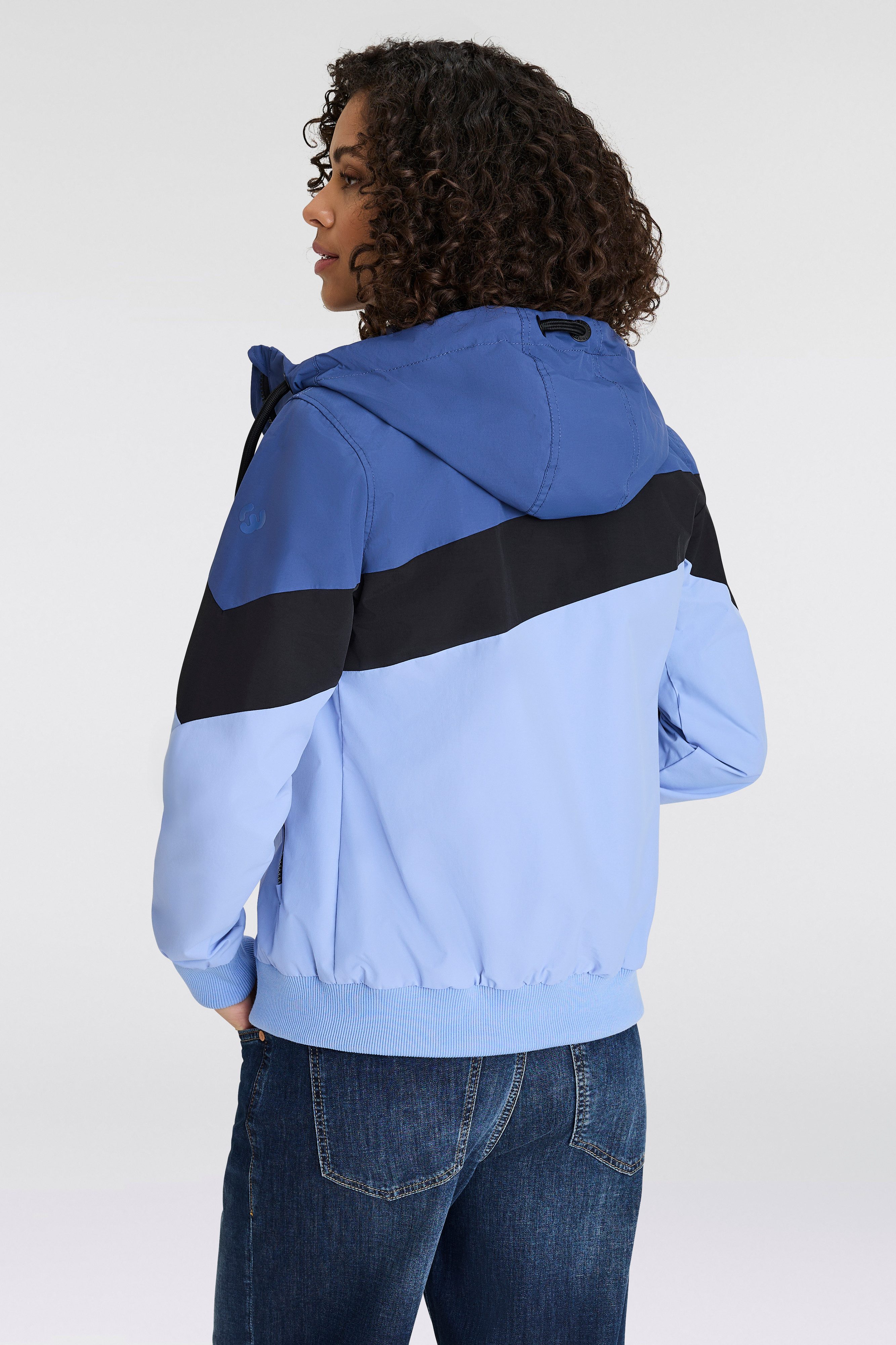 Ragwear Funktionsjacke "NUGGIE OMBRE O", mit Kapuze, Übergangsjacke aus was günstig online kaufen