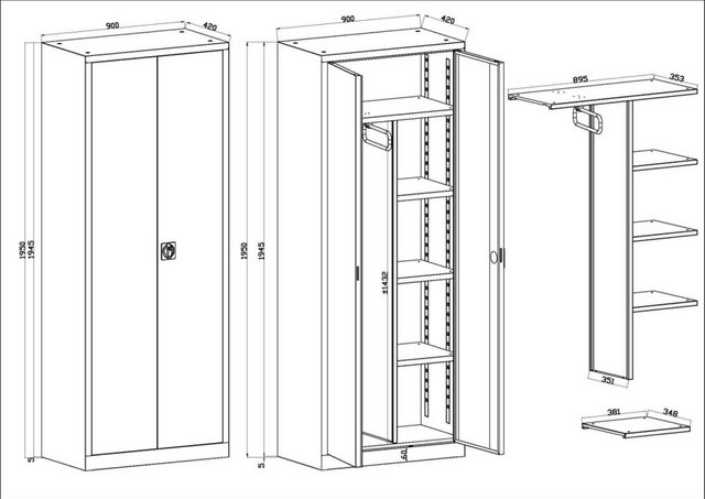 Bisley Light Aktenschrank günstig online kaufen