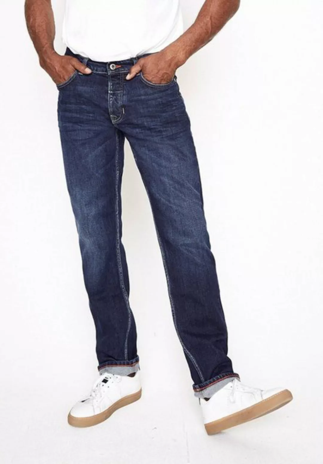 FIVE FELLAS Straight-Jeans LUUK nachhaltig, Italien, Stretch, coole Waschun günstig online kaufen