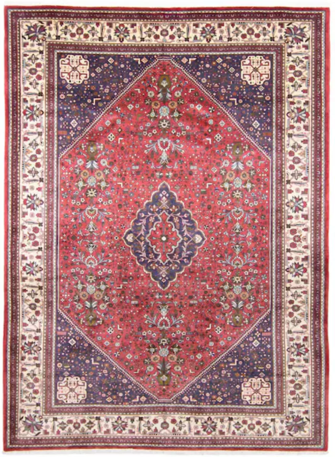 morgenland Wollteppich »Abadeh Medaillon Rosso 288 x 205 cm«, rechteckig günstig online kaufen