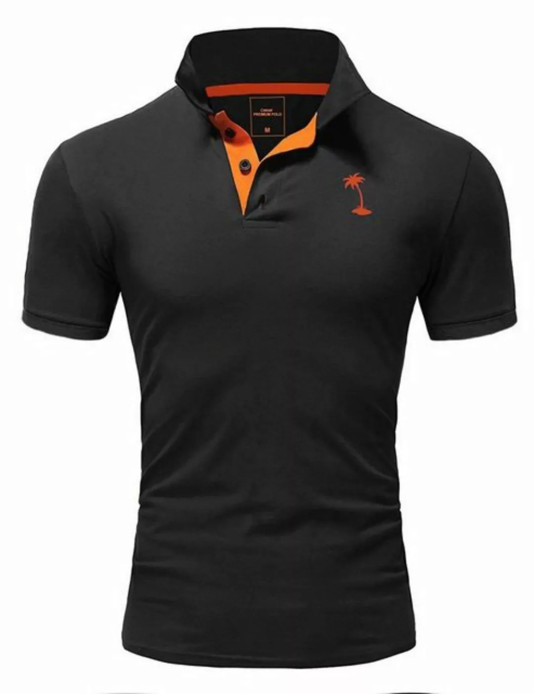 behype Poloshirt "CAROY", mit kontrastfarbener Stickerei günstig online kaufen