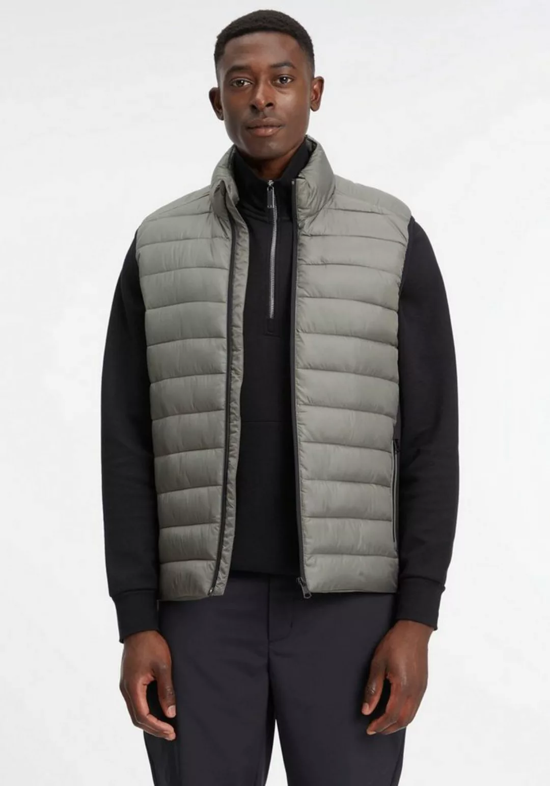 Calvin Klein Steppweste RECYCLED SIDE LOGO VEST mit kontrastfarbenen Detail günstig online kaufen