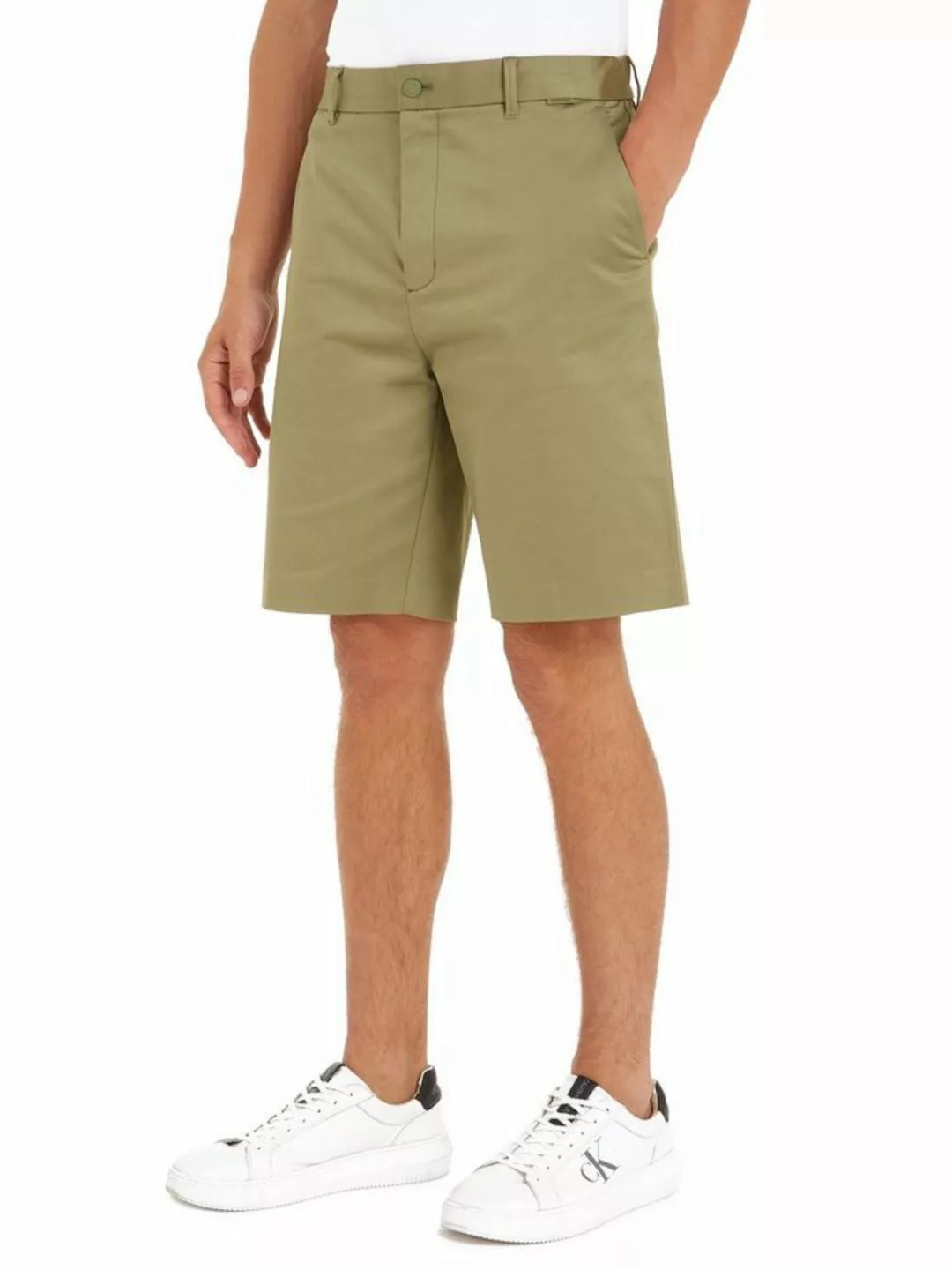 Calvin Klein Chinoshorts SATEEN STRETCH REGULAR STRAIGHT günstig online kaufen