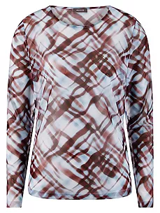 Shirt Rundhals-Ausschnitt BASLER blau günstig online kaufen