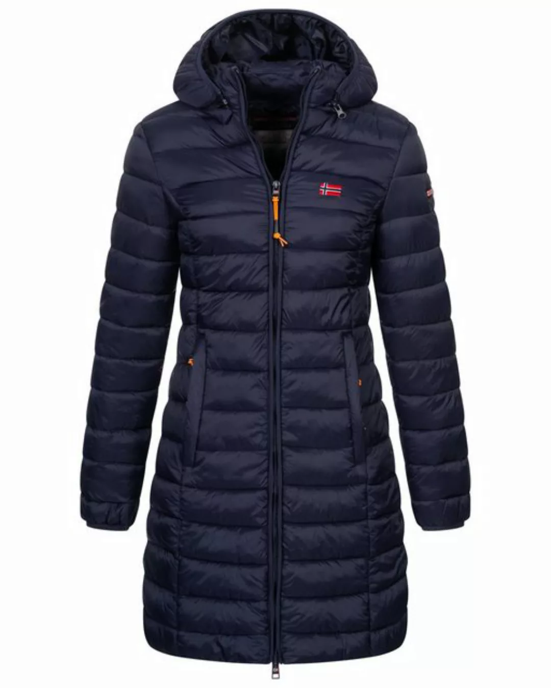 Geographical Norway Steppmantel Winter Jacke Steppjacke Parka Lange Kapuzen günstig online kaufen