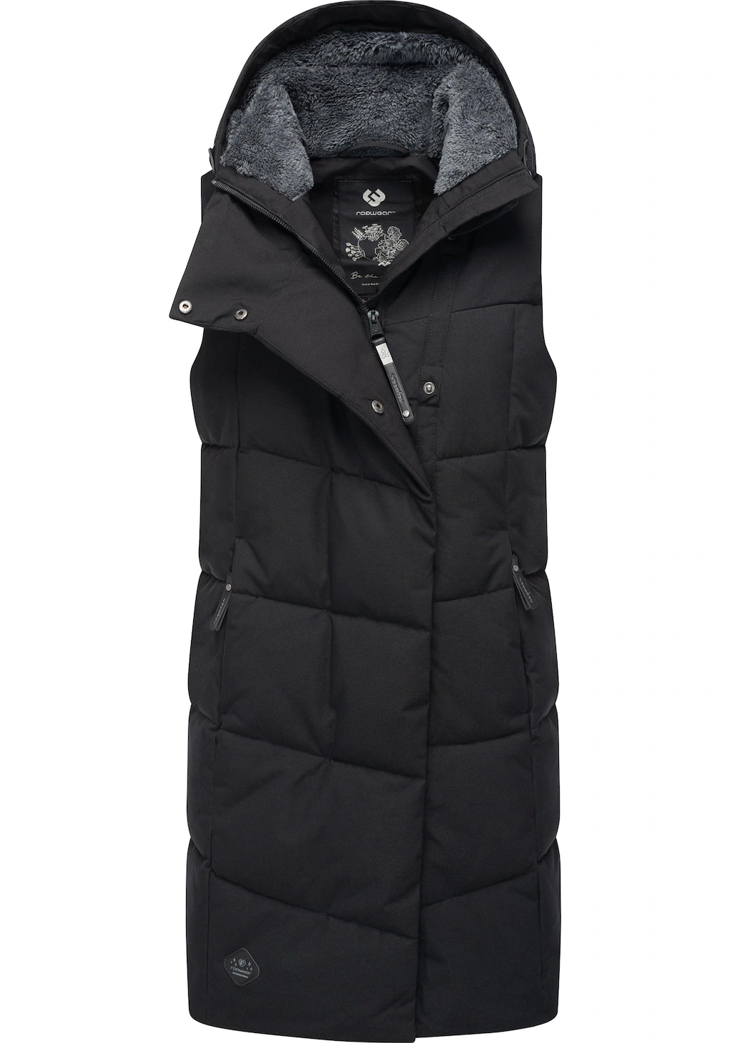 Ragwear Steppweste "Pavla Vest", stylische Winterweste mit Teddyfutter und günstig online kaufen