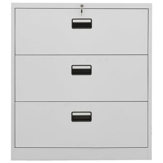 furnicato Aktenschrank Hellgrau 90x46x103 cm Stahl günstig online kaufen